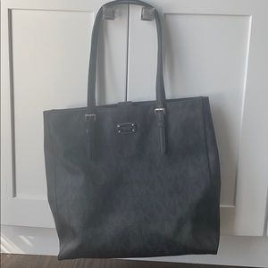 Black on Black MK logo shoulder bag - gently used